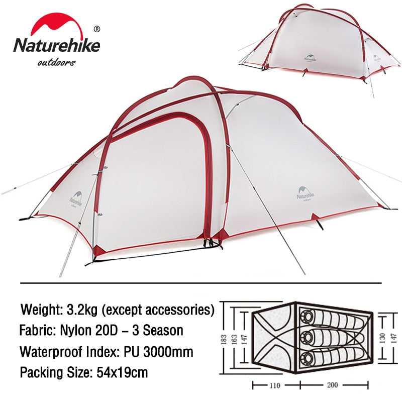 Family Ultralight Waterproof Travel Tent - youractivewellnessshop