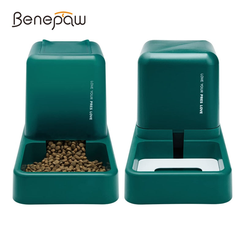 Large Capacity Automatic Gravity Dog Feeder Water Dispenser