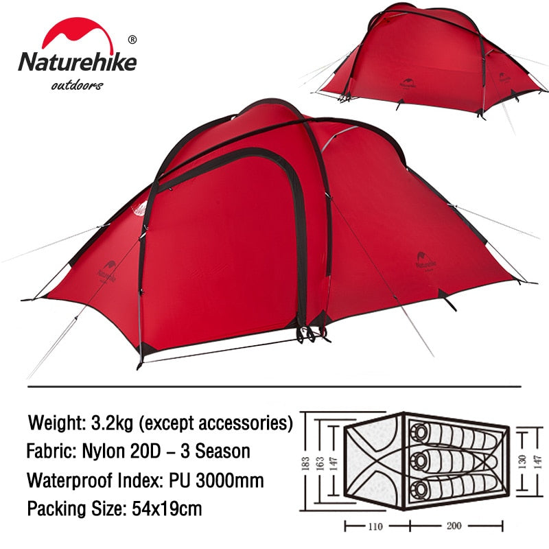 Family Ultralight Waterproof Travel Tent - youractivewellnessshop