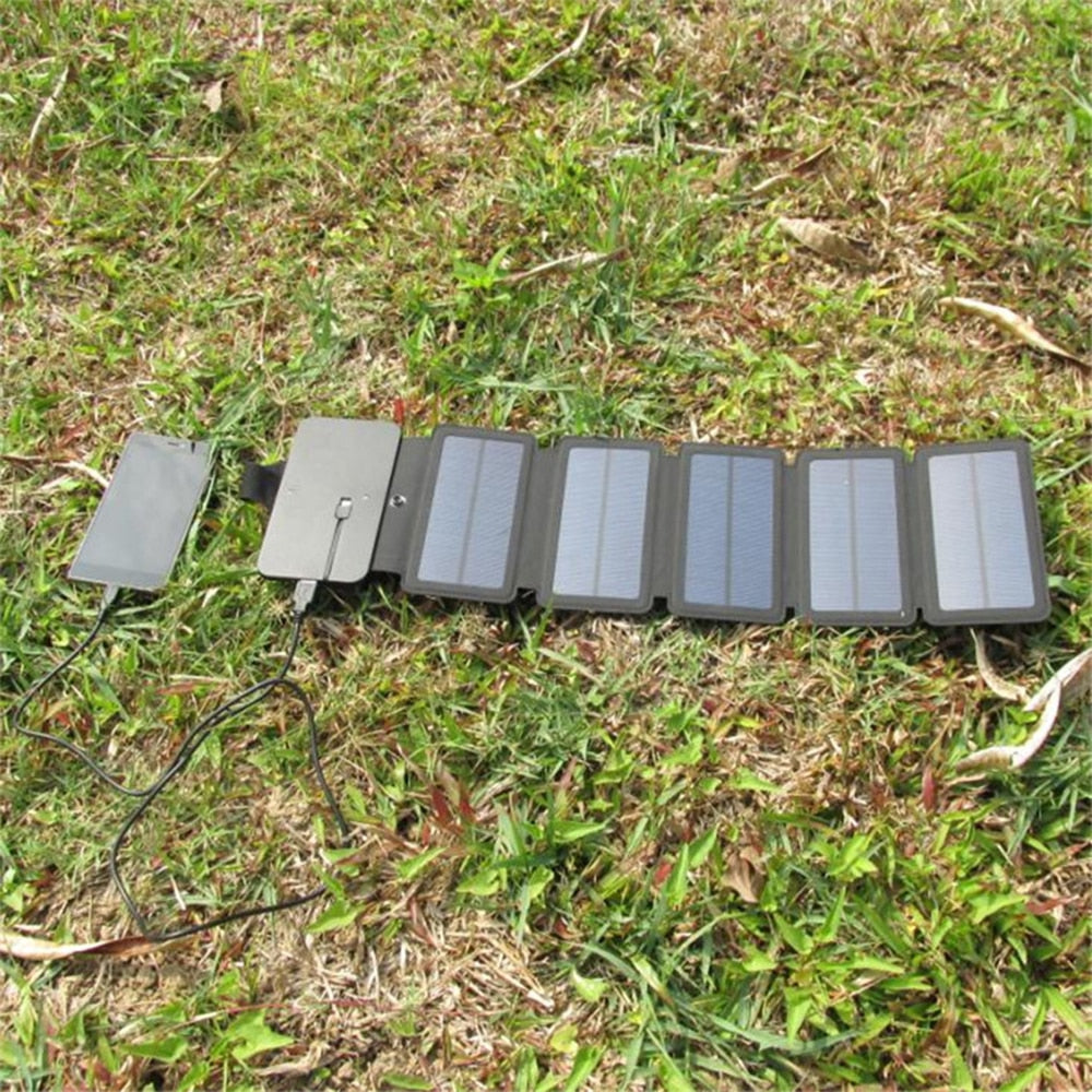 Folding Outdoor Camping Hiking Solar Panel Charger - youractivewellnessshop