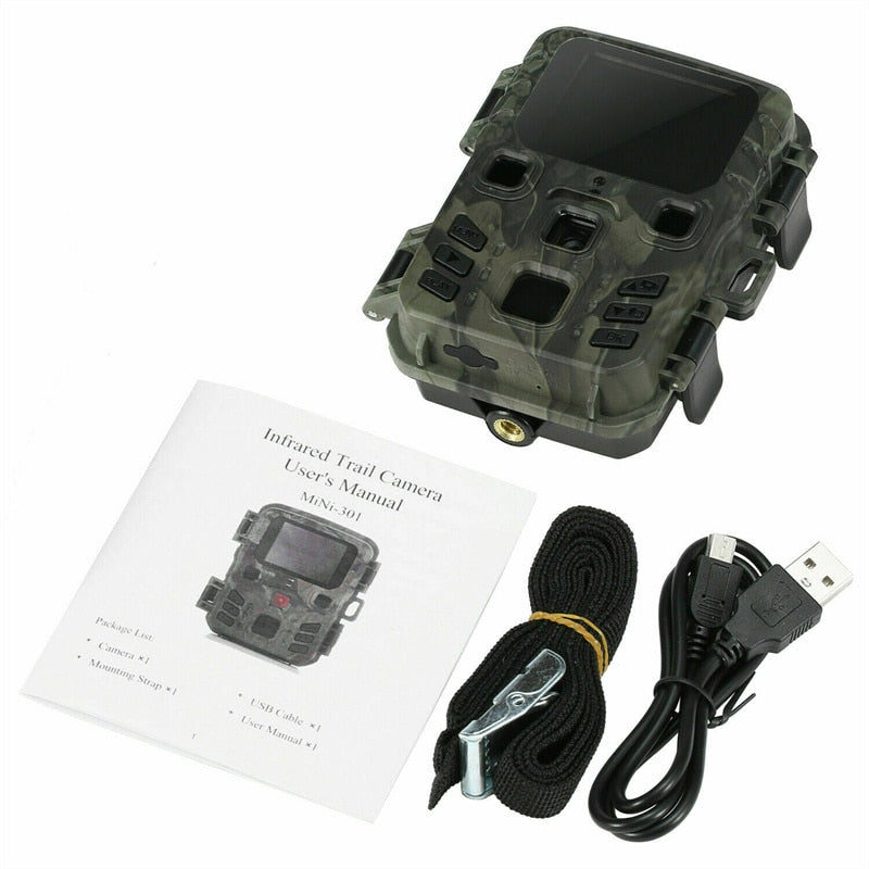 Outdoor Infrared Night Vision Motion Activated Mini Trail Camera - youractivewellnessshop