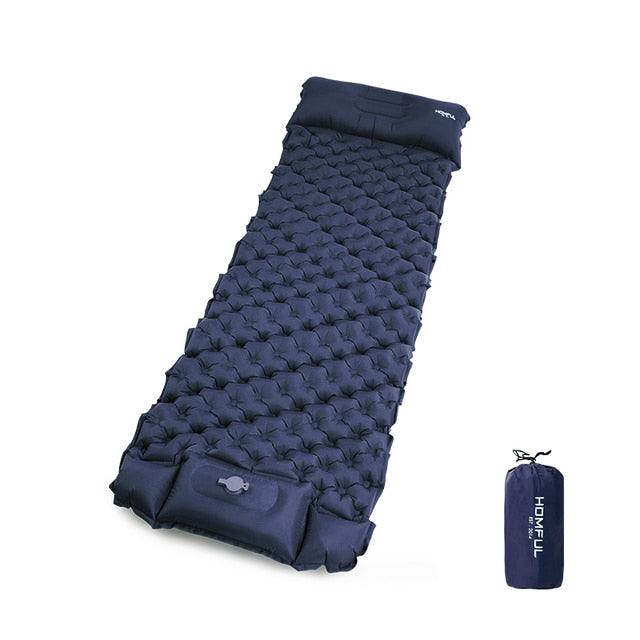 Outdoor Sleeping Camping Inflatable Mattress with Pillows - youractivewellnessshop