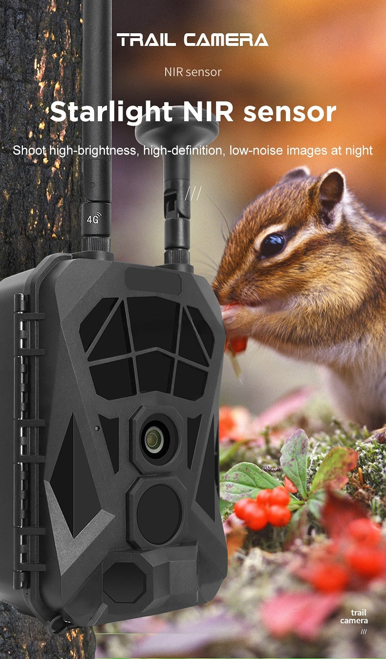 4G Hunting  Infrared Long Range GPS Surveillance Trail Camera - youractivewellnessshop