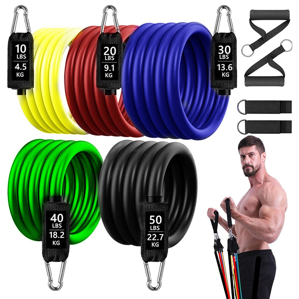 Resistance Bands Exercise and Physical Therapy Set - youractivewellnessshop