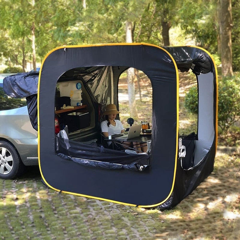 Car Rear Extended Automatic Pop Up 4-6 Person Tent