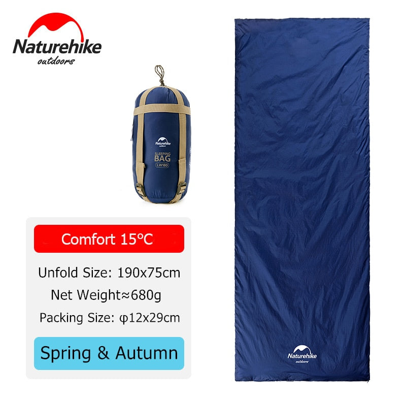 Naturehike Ultralight Waterproof Cotton Sleeping Bag - youractivewellnessshop