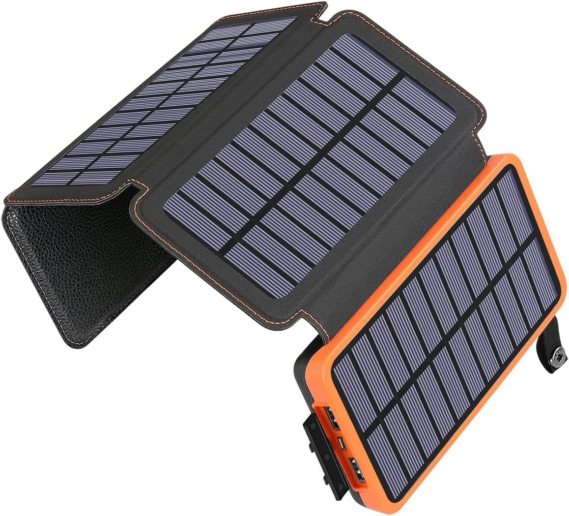 Solar Charger Power Bank for Outdoor Camping