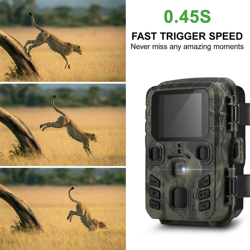 Outdoor Infrared Night Vision Motion Activated Mini Trail Camera - youractivewellnessshop