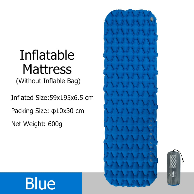 Naturehike Inflatable Ultralight Camping Air Mattress - youractivewellnessshop