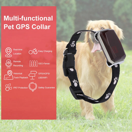 Waterproof Real-time Tracking Collar For Dog Cat