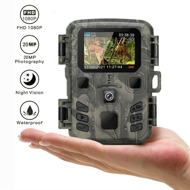 Outdoor Infrared Night Vision Motion Activated Mini Trail Camera - youractivewellnessshop