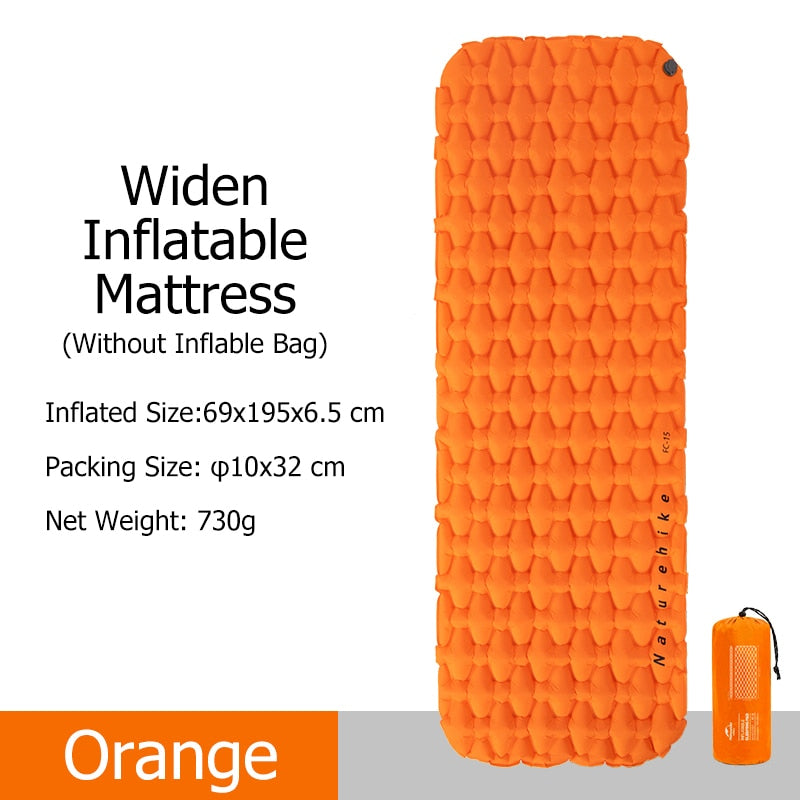 Naturehike Inflatable Ultralight Camping Air Mattress - youractivewellnessshop