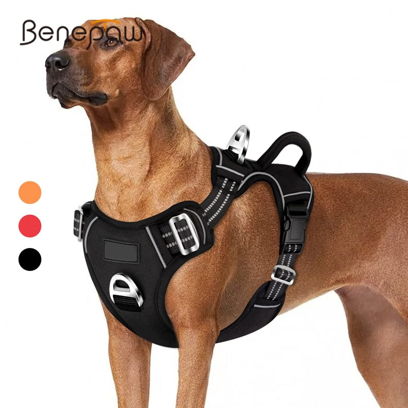 No Choke Easy Control Handle Reflective Pet Harness