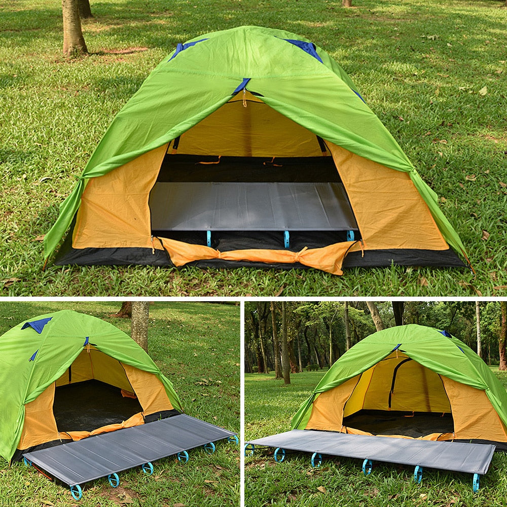 Outdoor Portable Camping  Aluminum Alloy Travel Cot - youractivewellnessshop