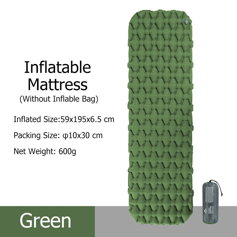 Naturehike Inflatable Ultralight Camping Air Mattress - youractivewellnessshop