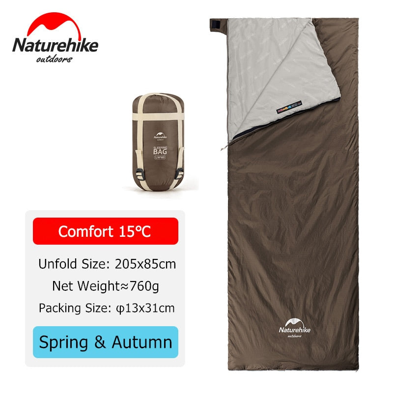 Naturehike Ultralight Waterproof Cotton Sleeping Bag - youractivewellnessshop