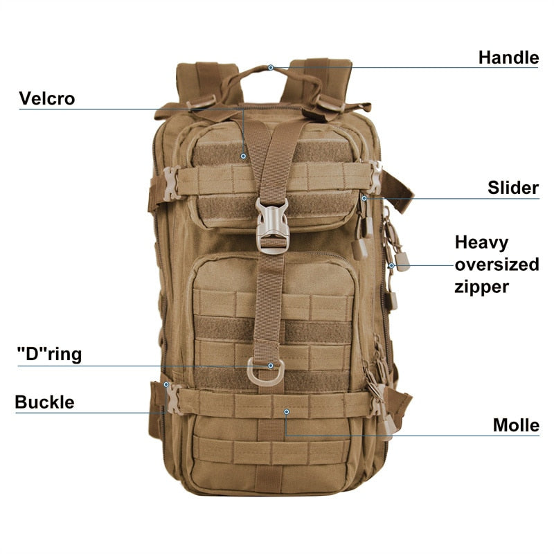 Military Tactical Backpack - youractivewellnessshop