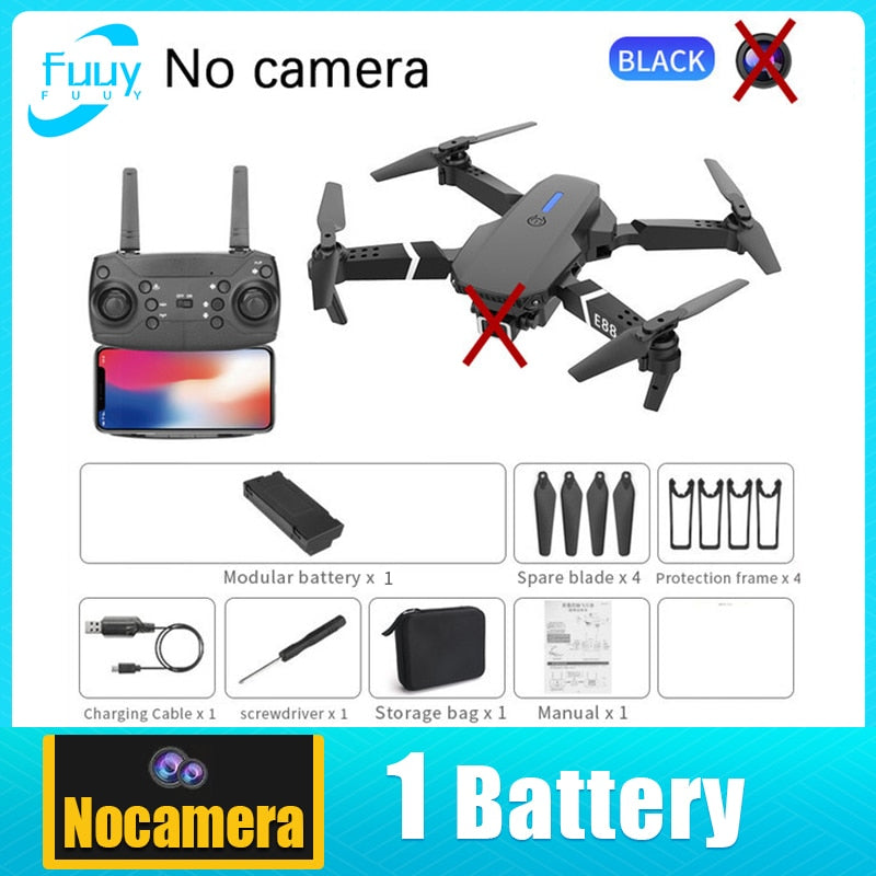 PRO Professional 4K Wide Angle HD Camera Remote Control Foldable Quadrotor Helicopter Drone