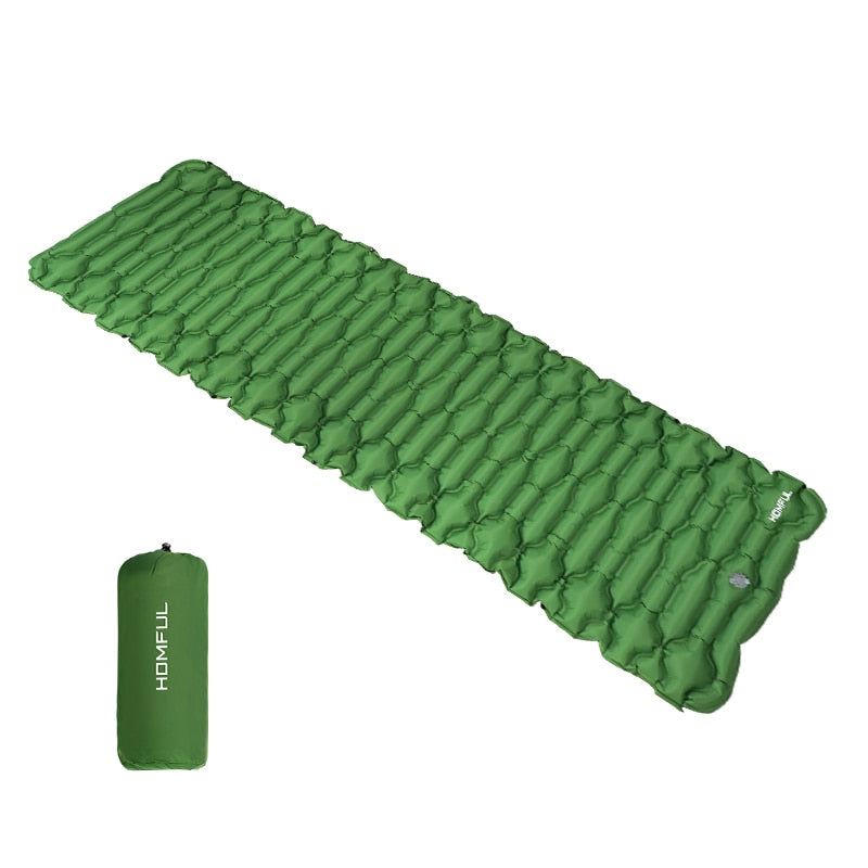 Outdoor Sleeping Camping Inflatable Mattress with Pillows - youractivewellnessshop