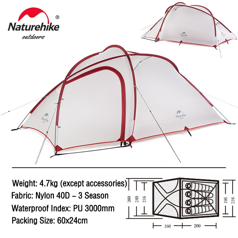 Family Ultralight Waterproof Travel Tent - youractivewellnessshop