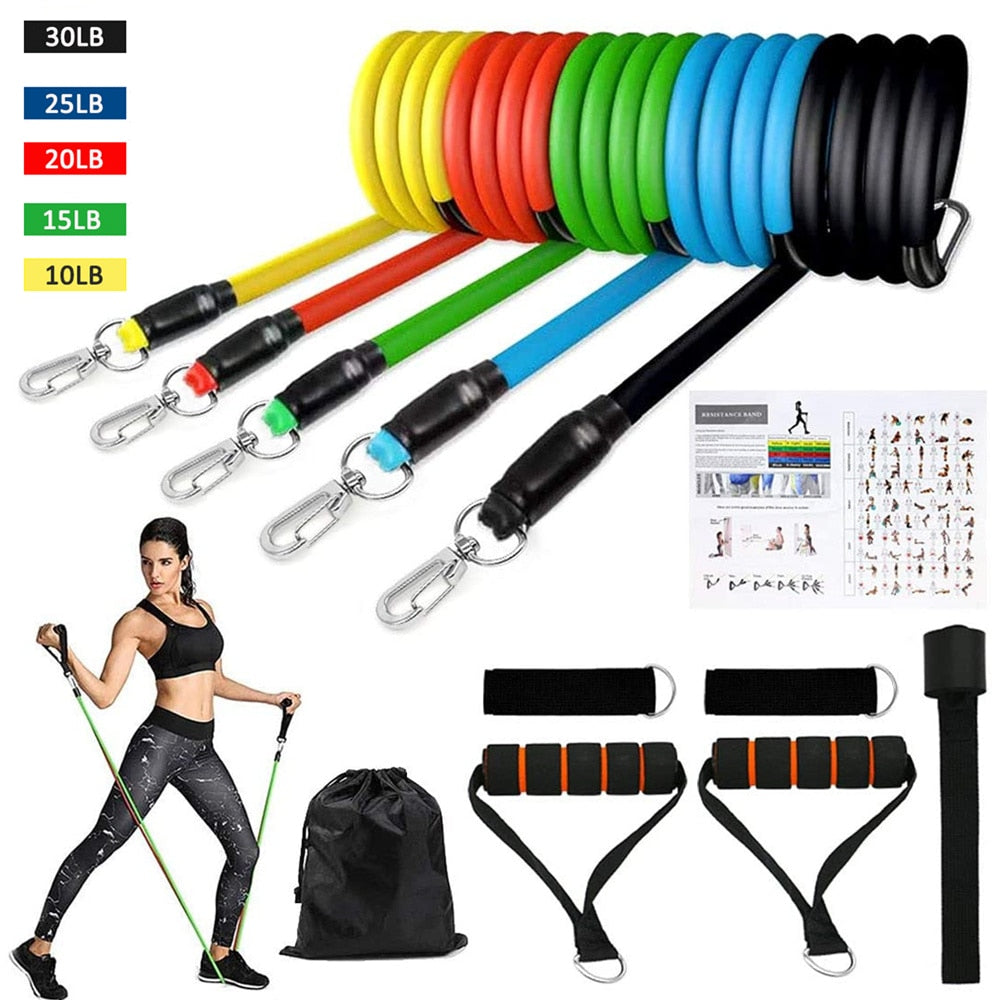 Resistance Bands Exercise and Physical Therapy Set - youractivewellnessshop