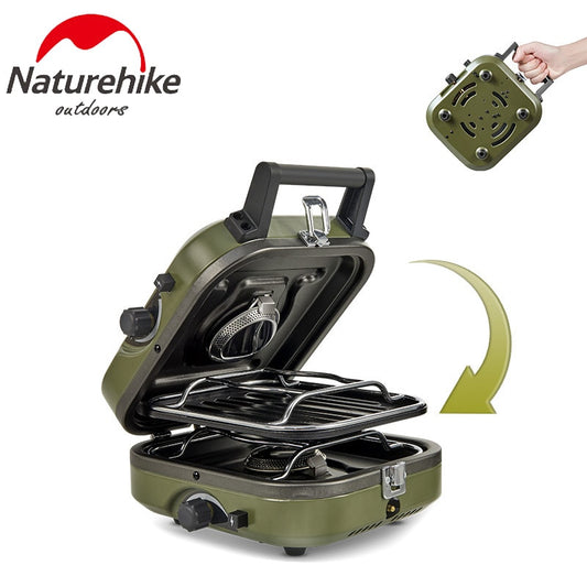 Naturehike Folding Double Fire Gas Stove with Electronic Ignition