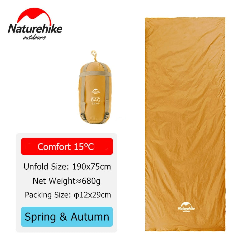 Naturehike Ultralight Waterproof Cotton Sleeping Bag - youractivewellnessshop