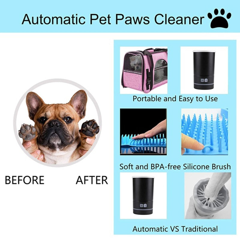 USB Rechargeable Electric Dog Paw Cleaner