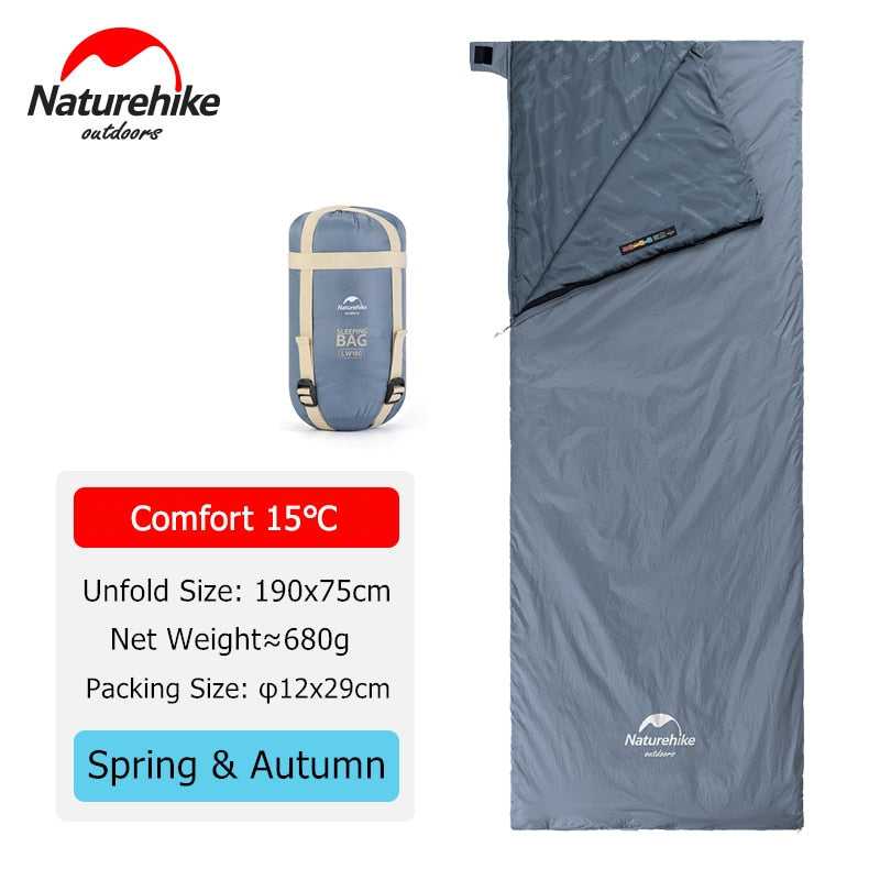 Naturehike Ultralight Waterproof Cotton Sleeping Bag - youractivewellnessshop